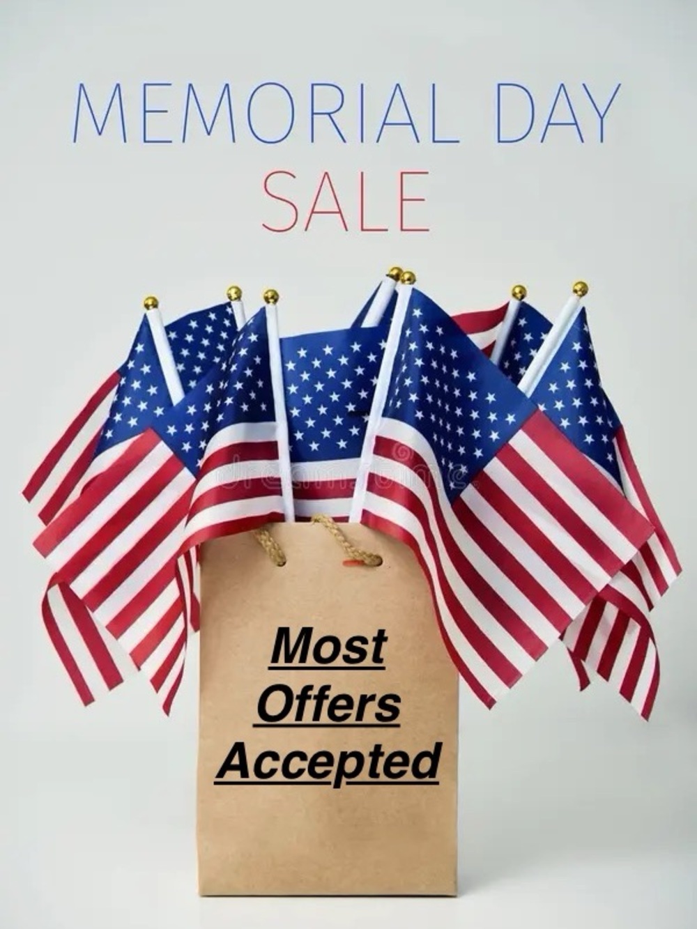 Memorial Day Sale Most offers Accepted! All items included on sale
